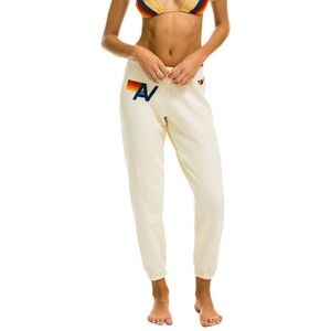 Aviator Nation Vintage White Logo Sweatpants